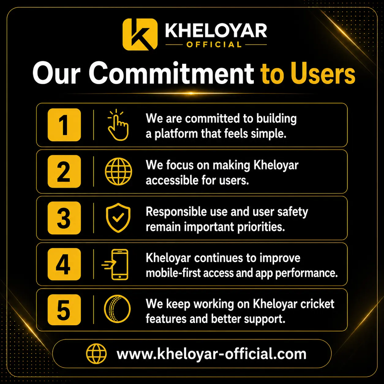 Our Commitment to Users