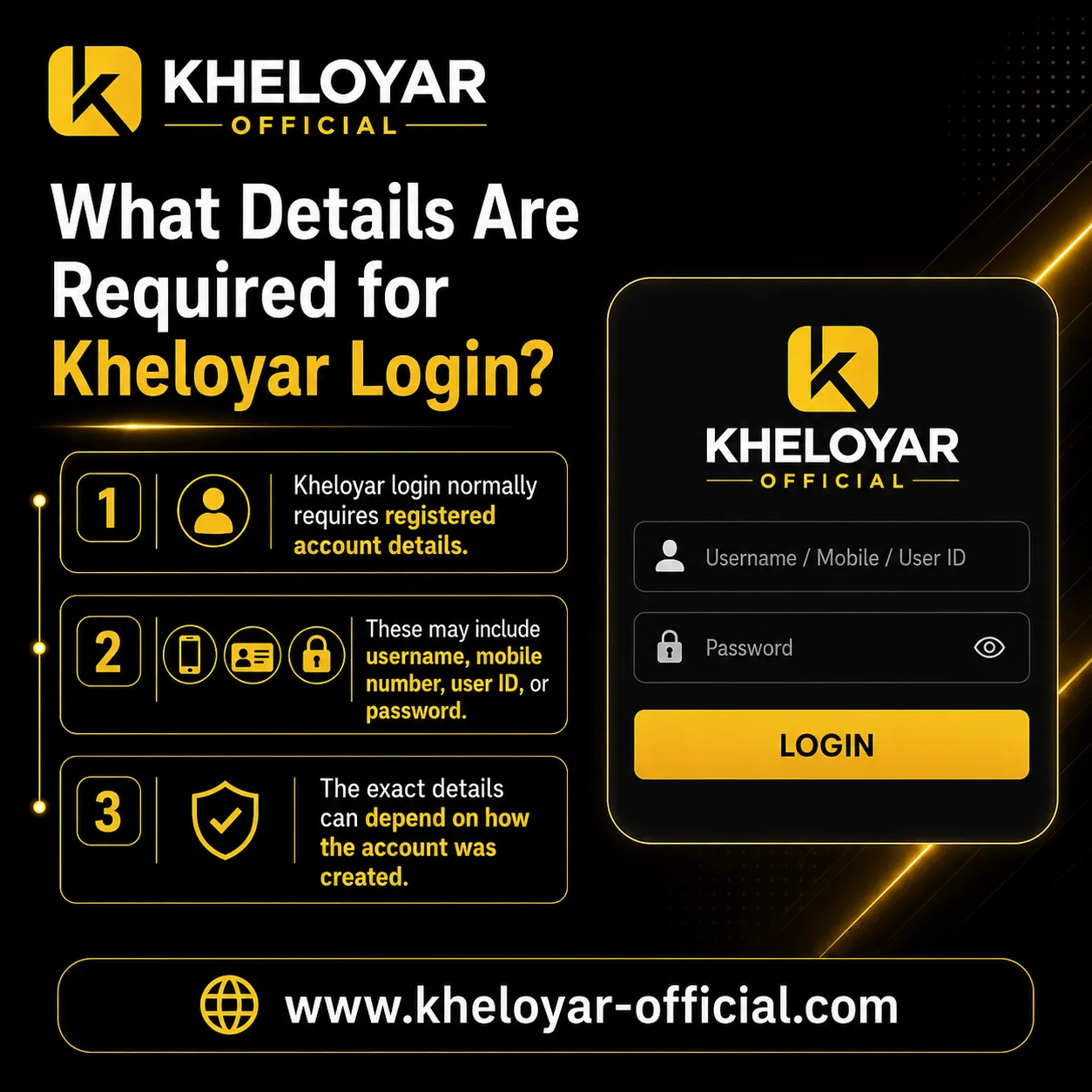 Required Details